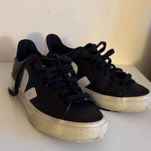 Veja Black and White Casual Sneakers